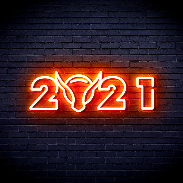 ADVPRO 2021 with OX Head Ultra-Bright LED Neon Sign fnu0243 - Orange