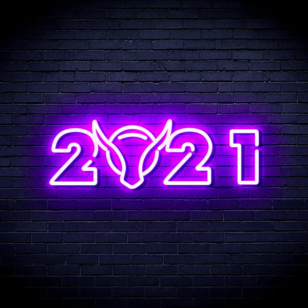 ADVPRO 2021 with OX Head Ultra-Bright LED Neon Sign fnu0243 - Purple