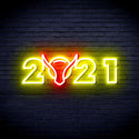 ADVPRO 2021 with OX Head Ultra-Bright LED Neon Sign fnu0243 - Red & Yellow