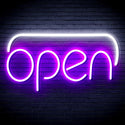 ADVPRO Open Ultra-Bright LED Neon Sign fnu0244 - White & Purple