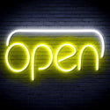 ADVPRO Open Ultra-Bright LED Neon Sign fnu0244 - White & Yellow