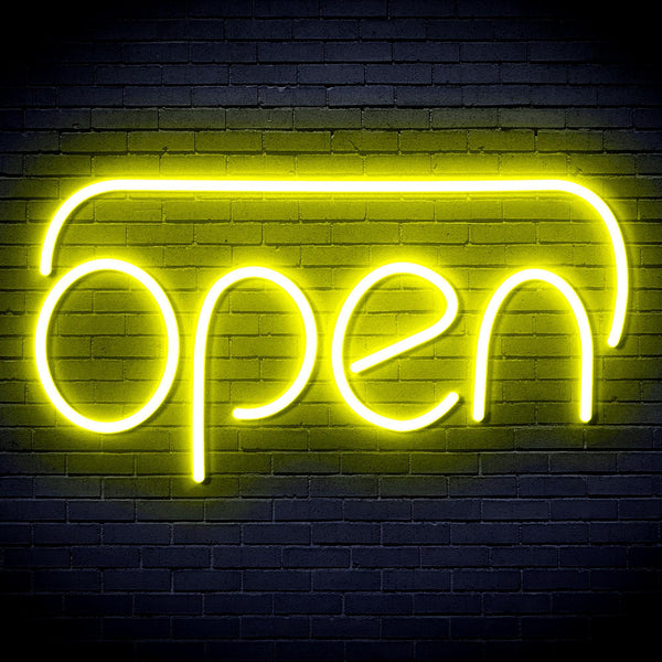 ADVPRO Open Ultra-Bright LED Neon Sign fnu0244 - Yellow