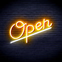 ADVPRO Open Ultra-Bright LED Neon Sign fnu0245 - White & Golden Yellow