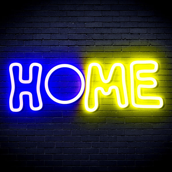 ADVPRO Home Ultra-Bright LED Neon Sign fnu0247 - Blue & Yellow