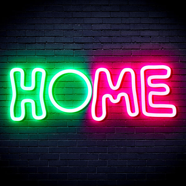 ADVPRO Home Ultra-Bright LED Neon Sign fnu0247 - Green & Pink