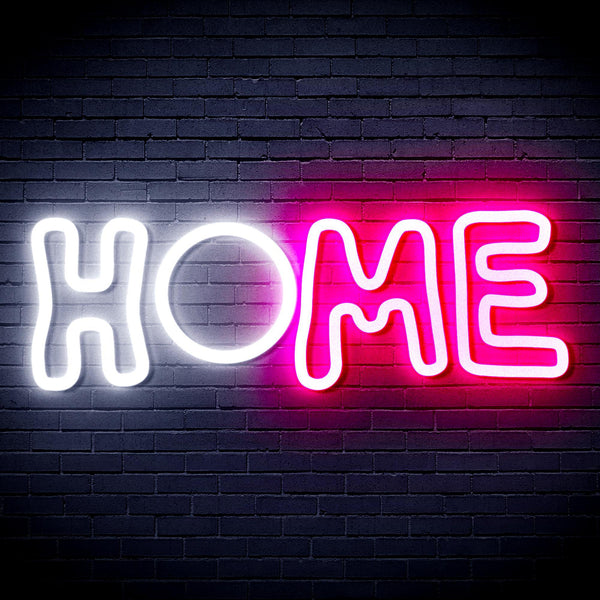 ADVPRO Home Ultra-Bright LED Neon Sign fnu0247 - White & Pink