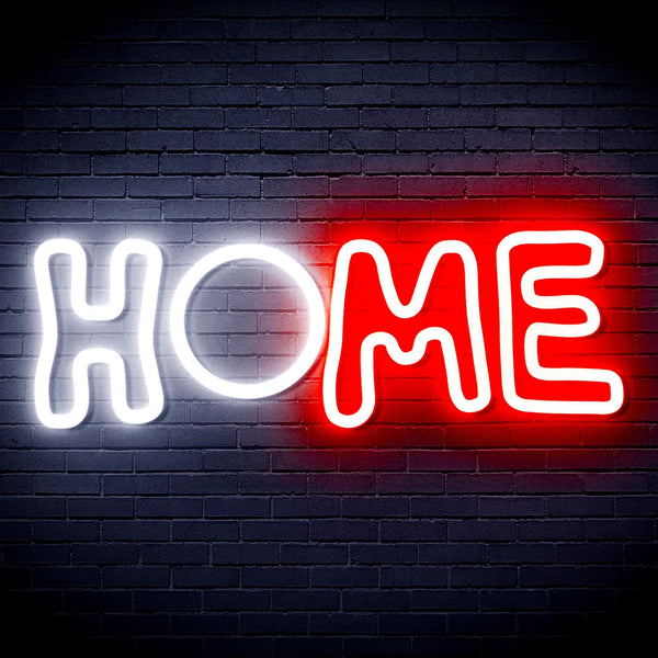 ADVPRO Home Ultra-Bright LED Neon Sign fnu0247 - White & Red