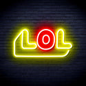 ADVPRO LOL Ultra-Bright LED Neon Sign fnu0248 - Red & Yellow