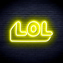 ADVPRO LOL Ultra-Bright LED Neon Sign fnu0248 - Yellow