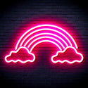 ADVPRO Clouds with Rainbow Ultra-Bright LED Neon Sign fnu0251 - Pink