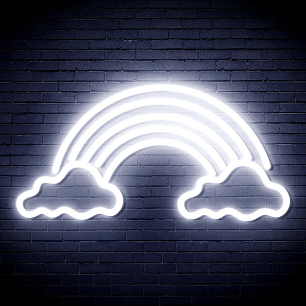 ADVPRO Clouds with Rainbow Ultra-Bright LED Neon Sign fnu0251 - White