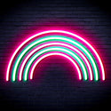 ADVPRO Rainbow Ultra-Bright LED Neon Sign fnu0252 - Green & Pink