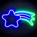 ADVPRO Meteor Ultra-Bright LED Neon Sign fnu0254 - Green & Blue