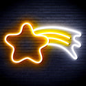 ADVPRO Meteor Ultra-Bright LED Neon Sign fnu0254 - White & Golden Yellow