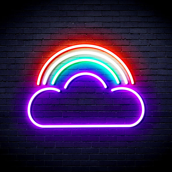 ADVPRO Cloud with Rainbow Ultra-Bright LED Neon Sign fnu0255 - Multi-Color 2