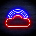 ADVPRO Cloud with Rainbow Ultra-Bright LED Neon Sign fnu0255 - Red & Blue