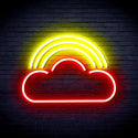 ADVPRO Cloud with Rainbow Ultra-Bright LED Neon Sign fnu0255 - Red & Yellow