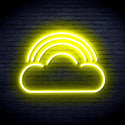 ADVPRO Cloud with Rainbow Ultra-Bright LED Neon Sign fnu0255 - Yellow