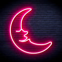 ADVPRO Moon with Face Ultra-Bright LED Neon Sign fnu0256 - Pink