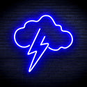ADVPRO Cloud with Thunder Ultra-Bright LED Neon Sign fnu0258 - Blue