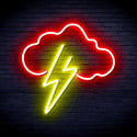 ADVPRO Cloud with Thunder Ultra-Bright LED Neon Sign fnu0258 - Red & Yellow