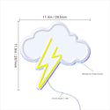 ADVPRO Cloud with Thunder Ultra-Bright LED Neon Sign fnu0258 - Size
