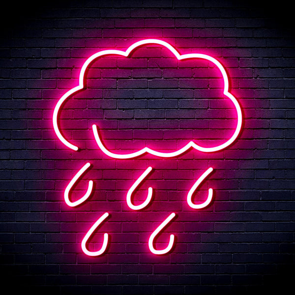 ADVPRO Raining Cloud Ultra-Bright LED Neon Sign fnu0259 - Pink