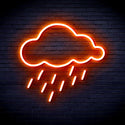 ADVPRO Raining Cloud Ultra-Bright LED Neon Sign fnu0260 - Orange