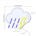 ADVPRO Raining Cloud with Thunder Ultra-Bright LED Neon Sign fnu0261 - Size