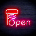 ADVPRO Open with Barber Pole Ultra-Bright LED Neon Sign fnu0263 - Multi-Color 4