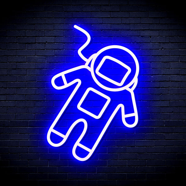 ADVPRO Astronaut Ultra-Bright LED Neon Sign fnu0265 - Blue