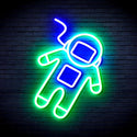 ADVPRO Astronaut Ultra-Bright LED Neon Sign fnu0265 - Green & Blue