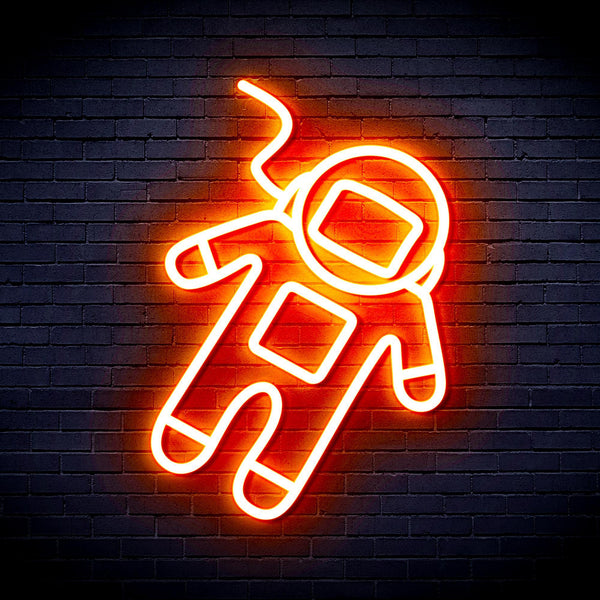 ADVPRO Astronaut Ultra-Bright LED Neon Sign fnu0265 - Orange