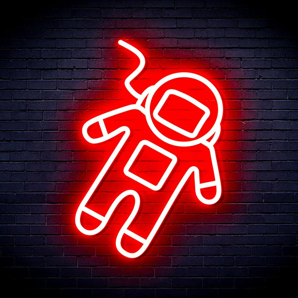 ADVPRO Astronaut Ultra-Bright LED Neon Sign fnu0265 - Red