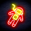ADVPRO Astronaut Ultra-Bright LED Neon Sign fnu0265 - Red & Yellow