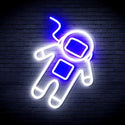 ADVPRO Astronaut Ultra-Bright LED Neon Sign fnu0265 - White & Blue
