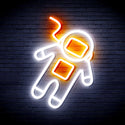 ADVPRO Astronaut Ultra-Bright LED Neon Sign fnu0265 - White & Orange