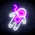 ADVPRO Astronaut Ultra-Bright LED Neon Sign fnu0265 - White & Purple