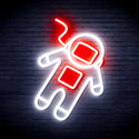 ADVPRO Astronaut Ultra-Bright LED Neon Sign fnu0265 - White & Red