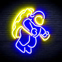 ADVPRO Astronaut Ultra-Bright LED Neon Sign fnu0266 - Blue & Yellow