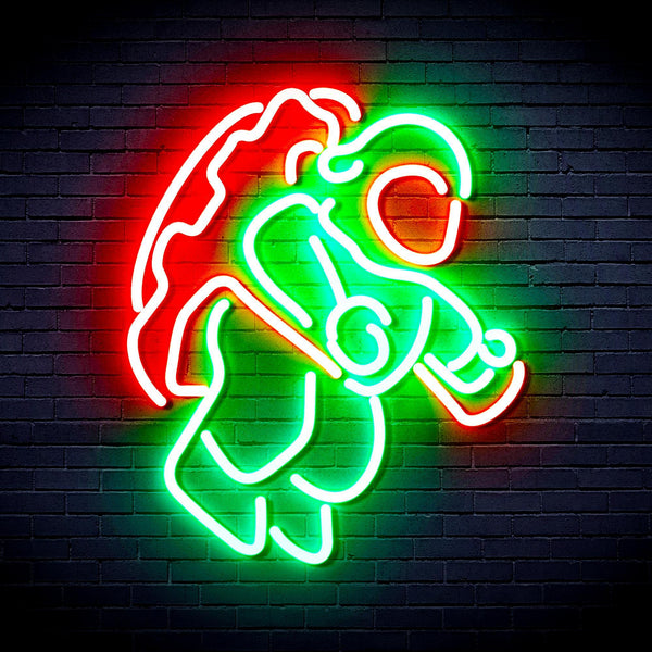 ADVPRO Astronaut Ultra-Bright LED Neon Sign fnu0266 - Green & Red