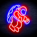ADVPRO Astronaut Ultra-Bright LED Neon Sign fnu0266 - Red & Blue