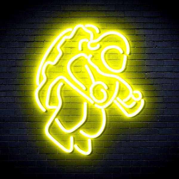 ADVPRO Astronaut Ultra-Bright LED Neon Sign fnu0266 - Yellow