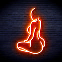 ADVPRO Lady Back Shape Ultra-Bright LED Neon Sign fnu0267 - Orange