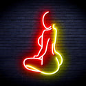 ADVPRO Lady Back Shape Ultra-Bright LED Neon Sign fnu0267 - Red & Yellow
