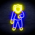 ADVPRO Astronaut Ultra-Bright LED Neon Sign fnu0268 - Blue & Yellow