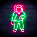 ADVPRO Astronaut Ultra-Bright LED Neon Sign fnu0268 - Green & Pink