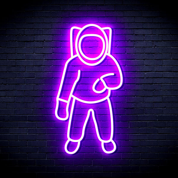 ADVPRO Astronaut Ultra-Bright LED Neon Sign fnu0268 - Purple