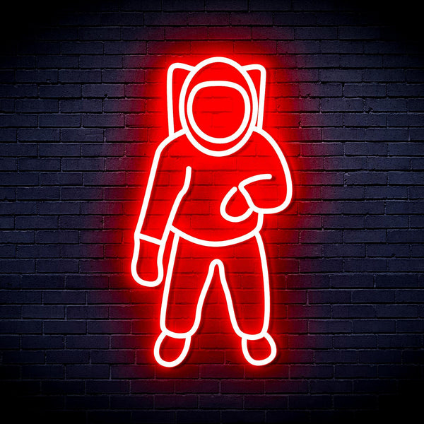 ADVPRO Astronaut Ultra-Bright LED Neon Sign fnu0268 - Red