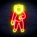 ADVPRO Astronaut Ultra-Bright LED Neon Sign fnu0268 - Red & Yellow